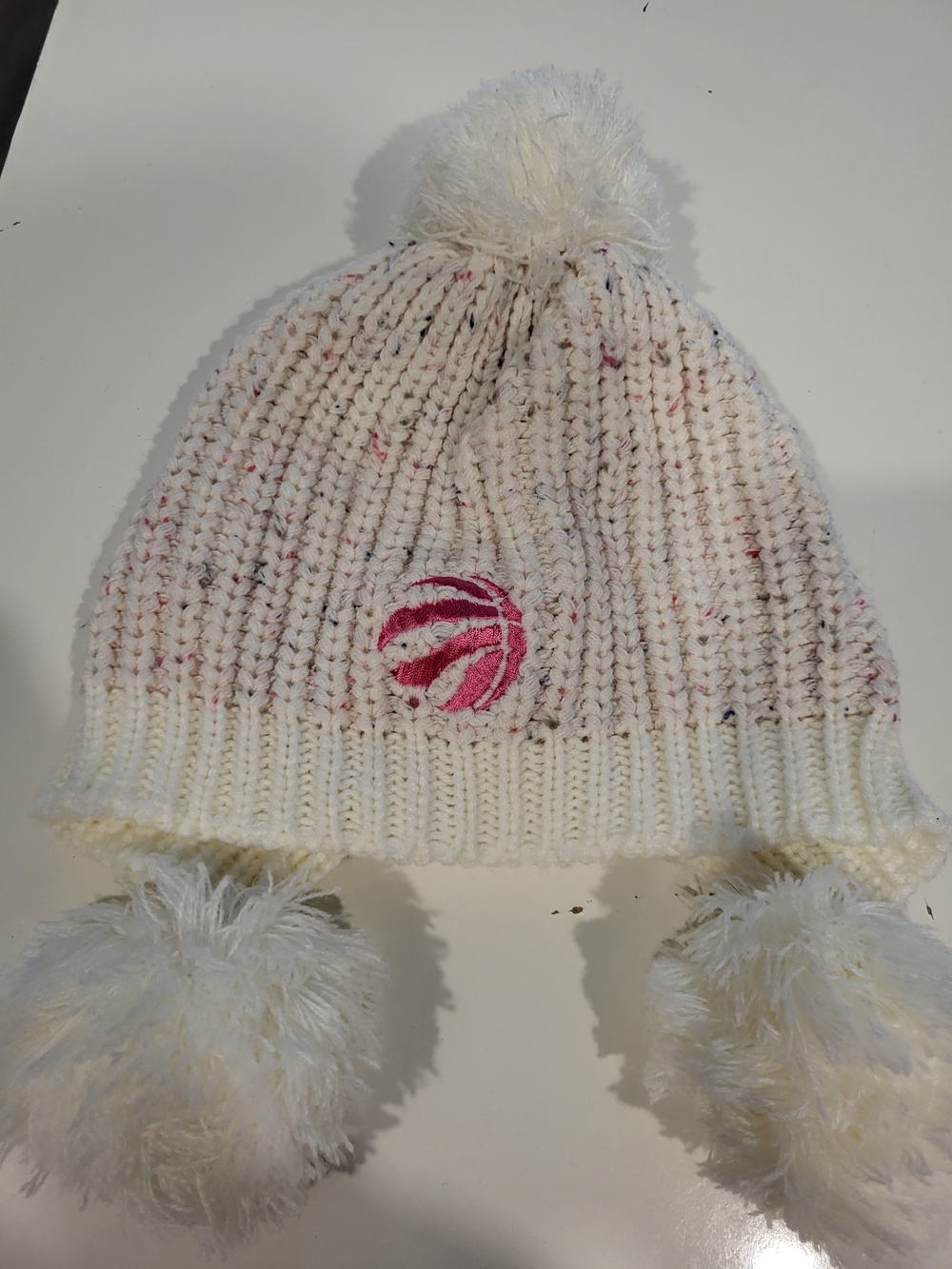 NBA Toronto Raptors Speckled Knit Pom Beanie For Girls